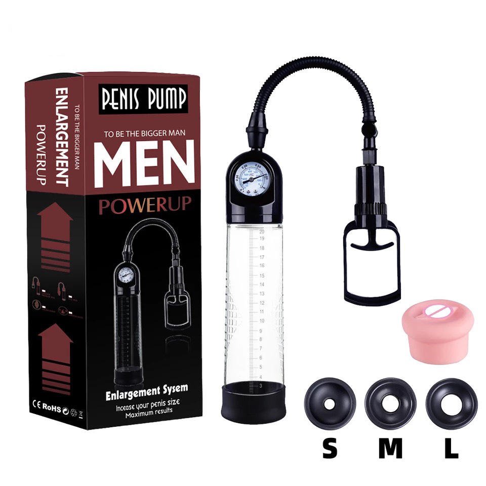 AIZHILIAN Selling at a loss of male pull rod with pressure pointer rubber sleeve penis AIDS exercise device penis pump