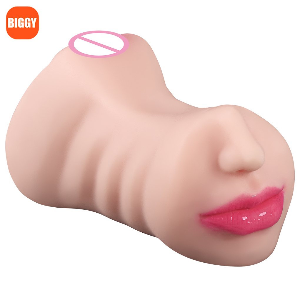 Wholesale 3D Pocket Pussy sex Doll Male Masturbator Doll Realistic Mouth Oral vagina Anal 3 in 1 Pocket Pussy sex Doll for men