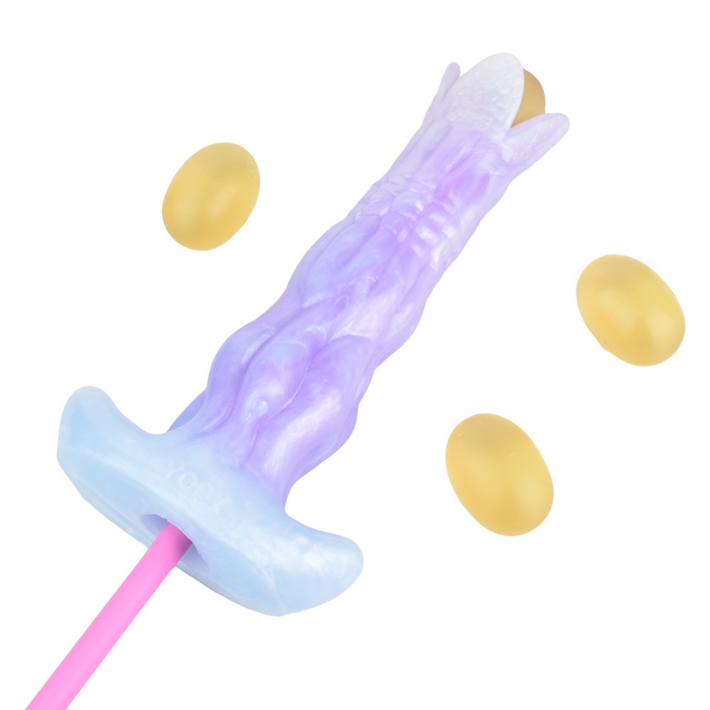 YOCY Fantasy Ovipositor Dildo with eggs, Ovipositor Dildo with Gelatin Egg Shapes,Fantasy Alien Sex Toy for Women ,monster dildo
