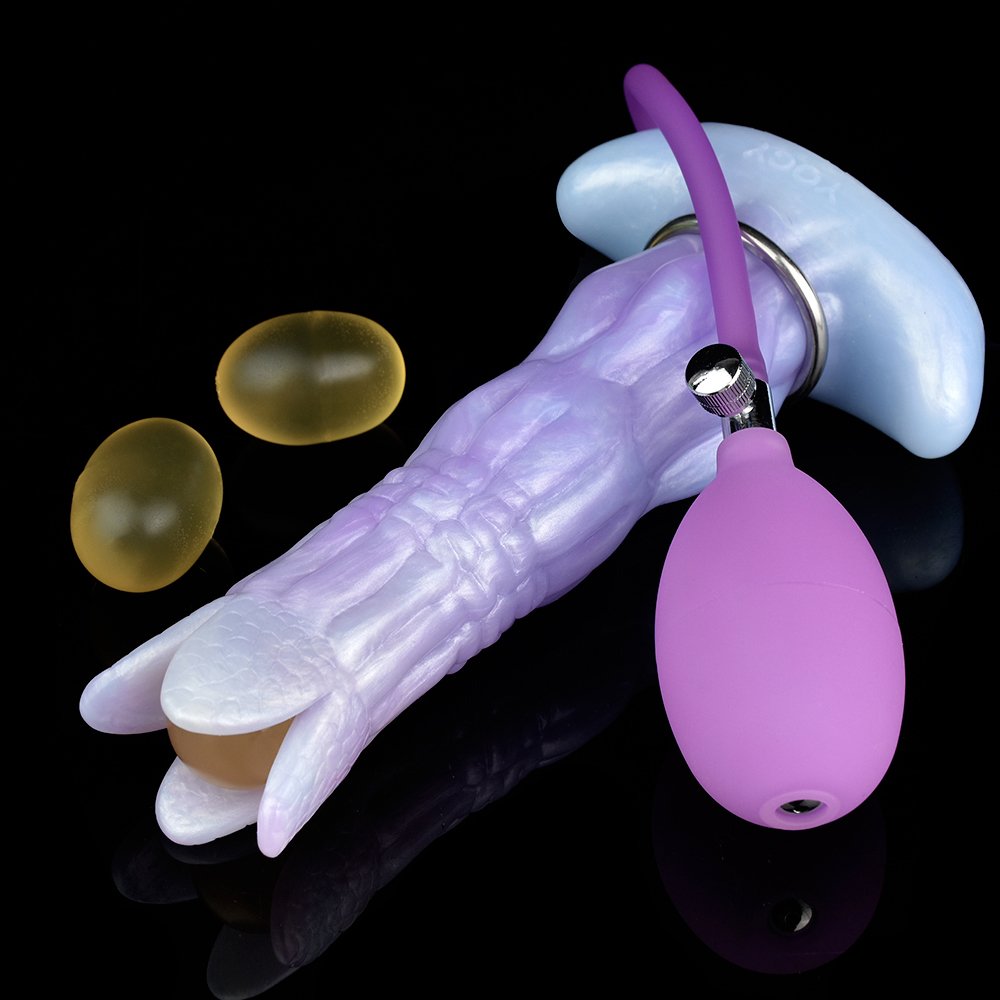 YOCY Fantasy Ovipositor Dildo with eggs, Ovipositor Dildo with Gelatin Egg Shapes,Fantasy Alien Sex Toy for Women ,monster dildo