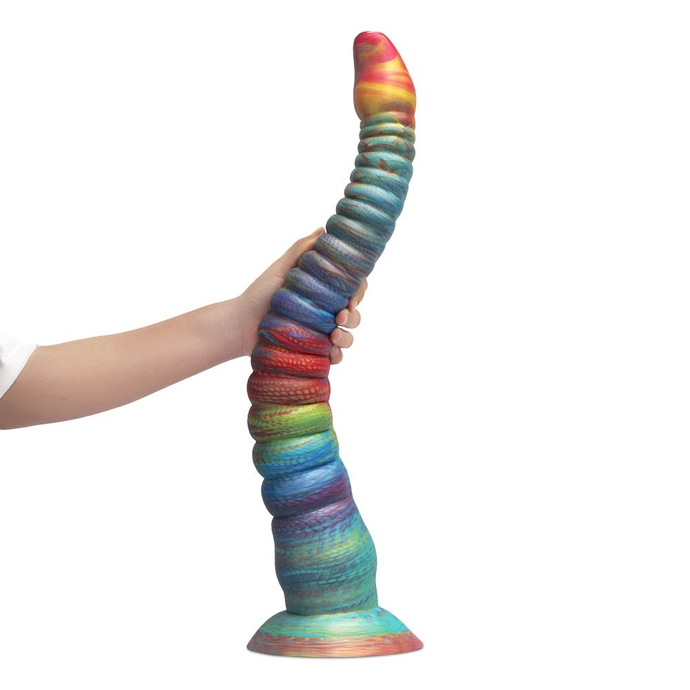 Male Female Sex Dildo for Masturbation Anal Toys High Quality Comfortable Super Thick Curved Worm Anal Plug Adult Products
