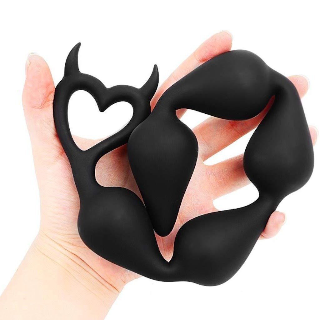 Sexmima G-spot Silicone Butt Plug with Pull Ring Sex Toys for Women Men