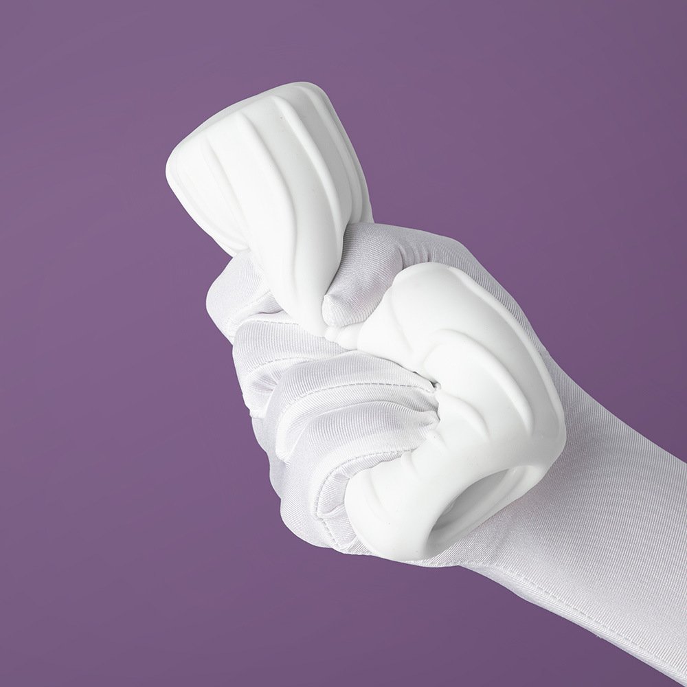 White Color 4D Realistic Silicone Artificial Vagina Pocket Pussy Sex Toys for Male Masturbator