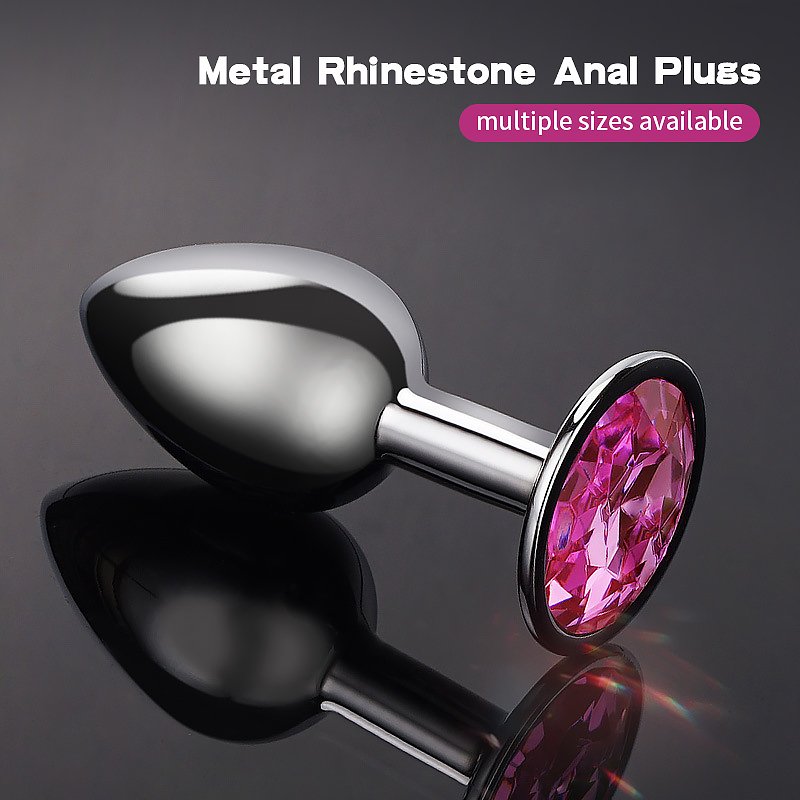 Anal Plug OEM round Base Butt Plug Sex Toys Metal Anal Toys for Women & Men Juguetes Sexuales