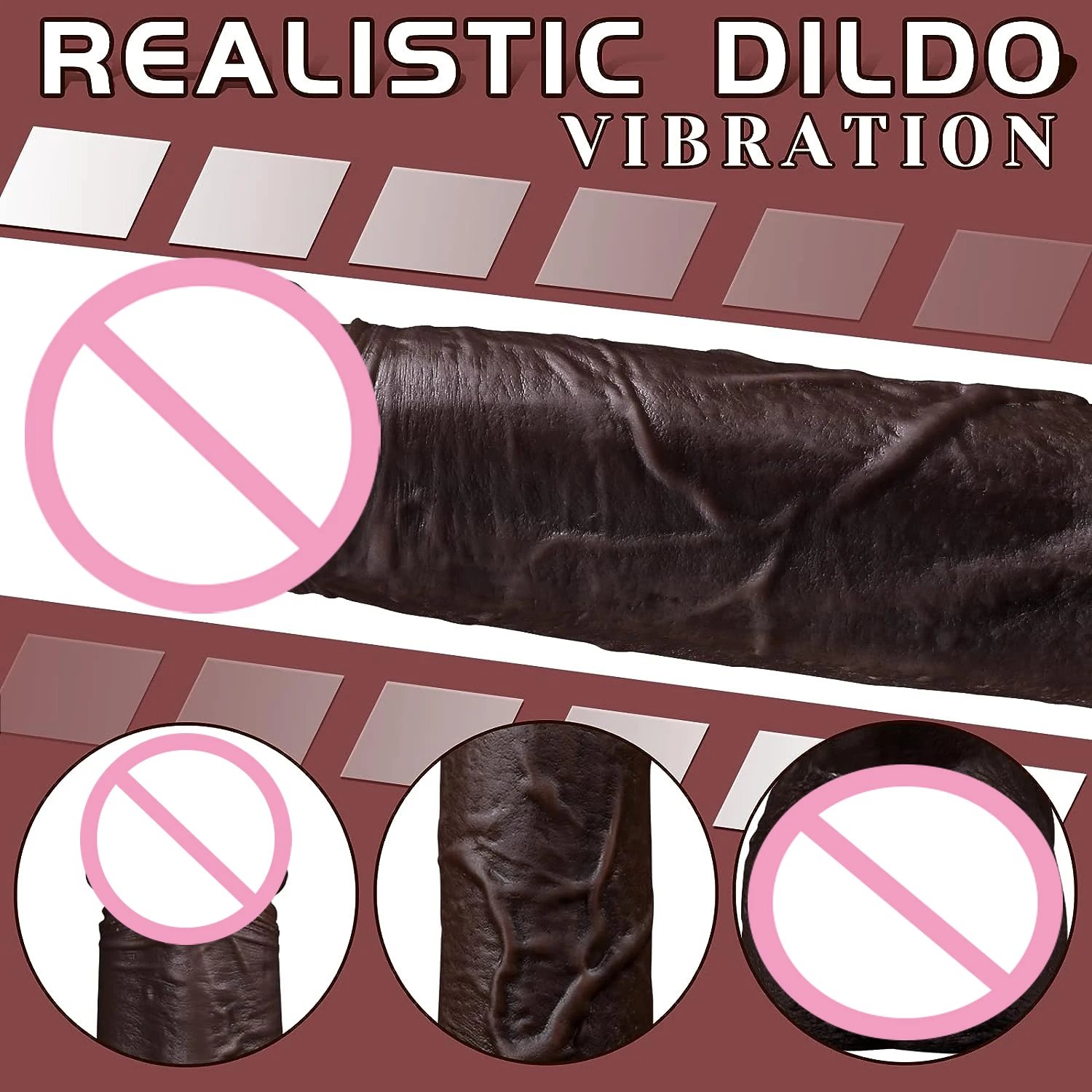 Realistic Dildo Vibrator Big Penis Anal Telescopic Heating Silicone Vagina Dildos for G Spot Dick Vibrators Sex Toys for Women