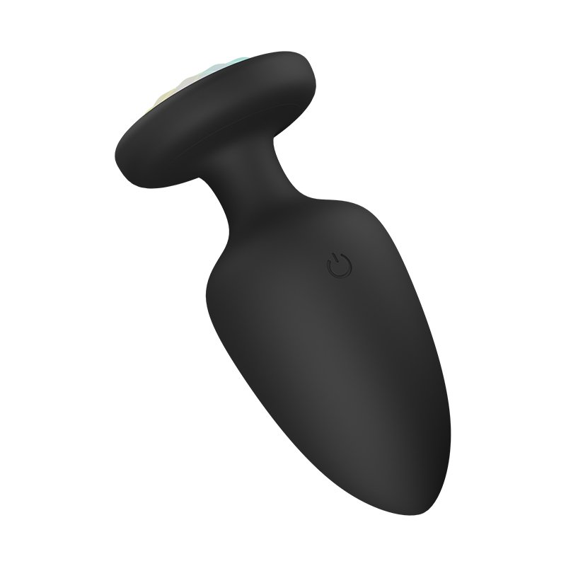 Luminous LED silicone remote vagina vibrator vibrating butt plug massager anal sex toys anal beads for women men