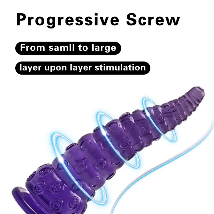 Factory directly 3 size pvc Octopus dildo dragon dildos for anal enjoying