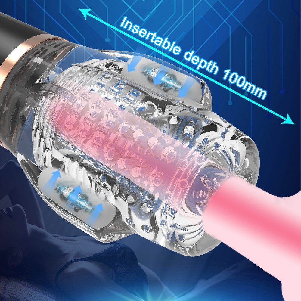 Hot Selling Dual Motor Upgraded Masturbation Aircraft Cup Electric Rotating Suction Masturbation Cup