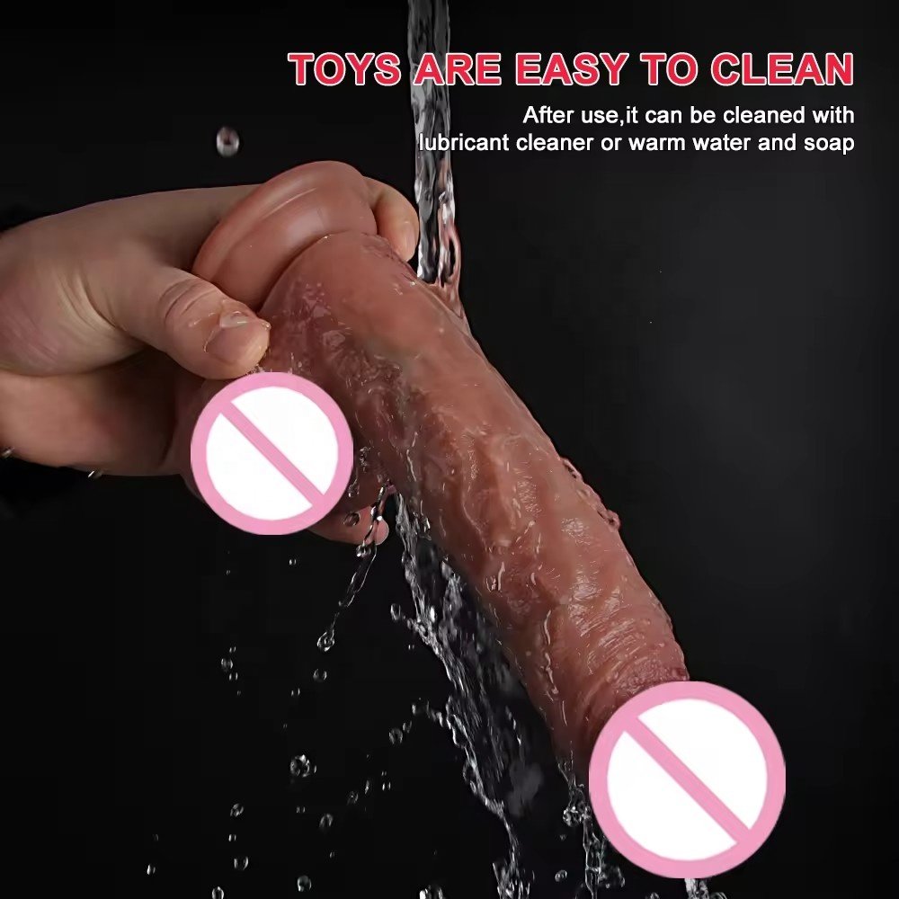 Factory Soft silicone Dildo Penis Large thick Realistic Vagina Dildo with Suction Cup Massage Masturbation For Woman Sex Shop