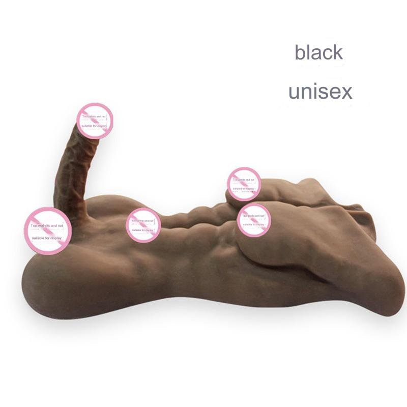 XISE sex doll sexy toy with Real male muscle big hard dildo ass soft safe real flexible dildo for female sexy masturbation