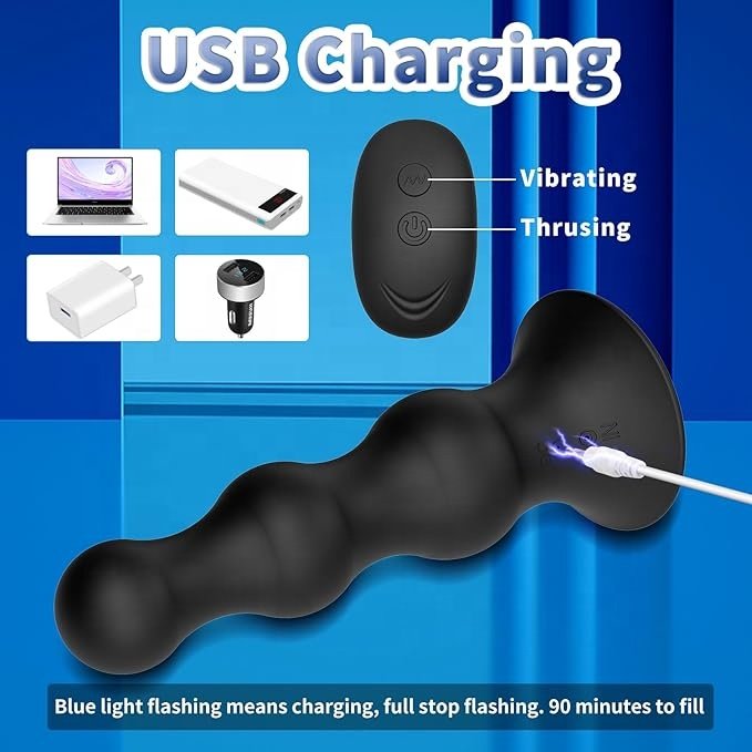 remote vibrating butt plug diy anal bead toys expansion inflatable anal plug sex toys for men women masturbation toys