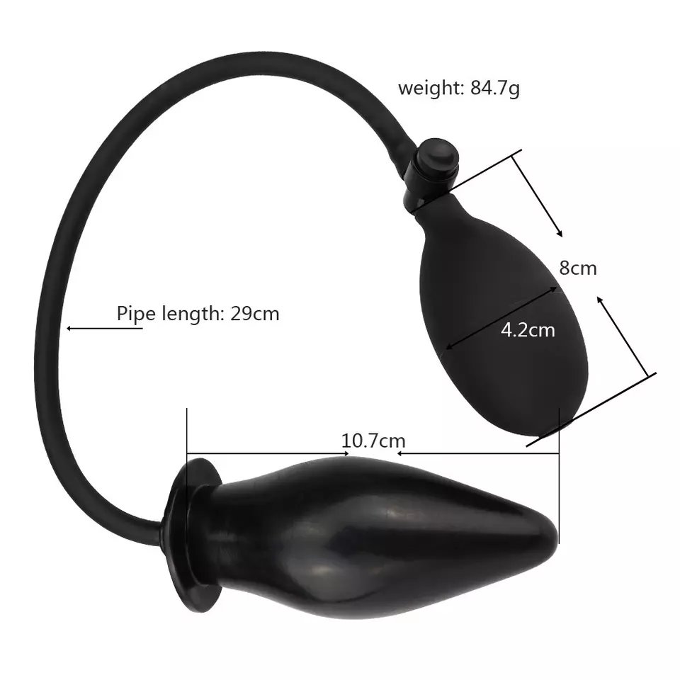Hot selling Big butt plug enlarge huge anal big anal plug ass toys Inflatable plug anal sex toy