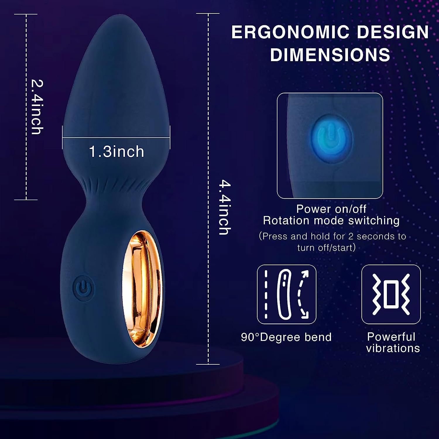 Sexfoxes OEM ODM Custom anal plug vibration pull bead female masturbation massager toy sex products prostate massage vibrator