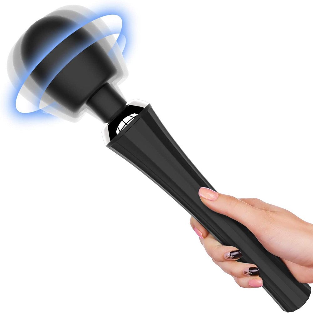Wholesale streamlined handheld electric shoulder and neck massager gun type vibrator massage stick AV vibrator vibrator sex toy