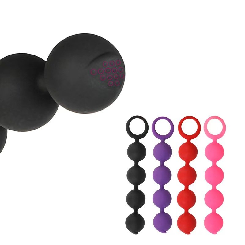 2024 Soft Anal Plug anus Toys Big Balls Silicone G-Spot Stimulating Butt Plugs Adult Sex Couple Sexy Products Online%