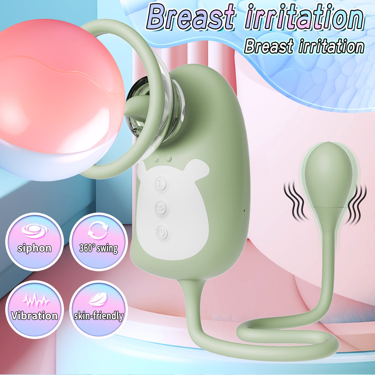 Penguin Female Masturbator Vaginal Clitoris Massager Vibrator Clitoral Stimulator Breast Nipple Sucking Vibrator for Women