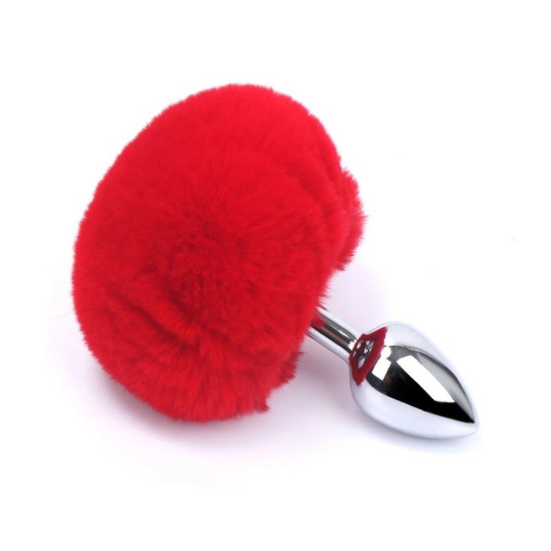 Adult Sex Toy Small Tail Anal Plug Hair Ball Anal Plug Rabbit Ball Tail Sex Toys For Couple Anal Butt Sex Products