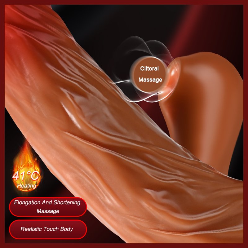 Women's Wearable Real Touch Huge Dildo 10 Frequency Heating Vibrator with Liquid Silicone Sex Toys Juguetes Sexuales