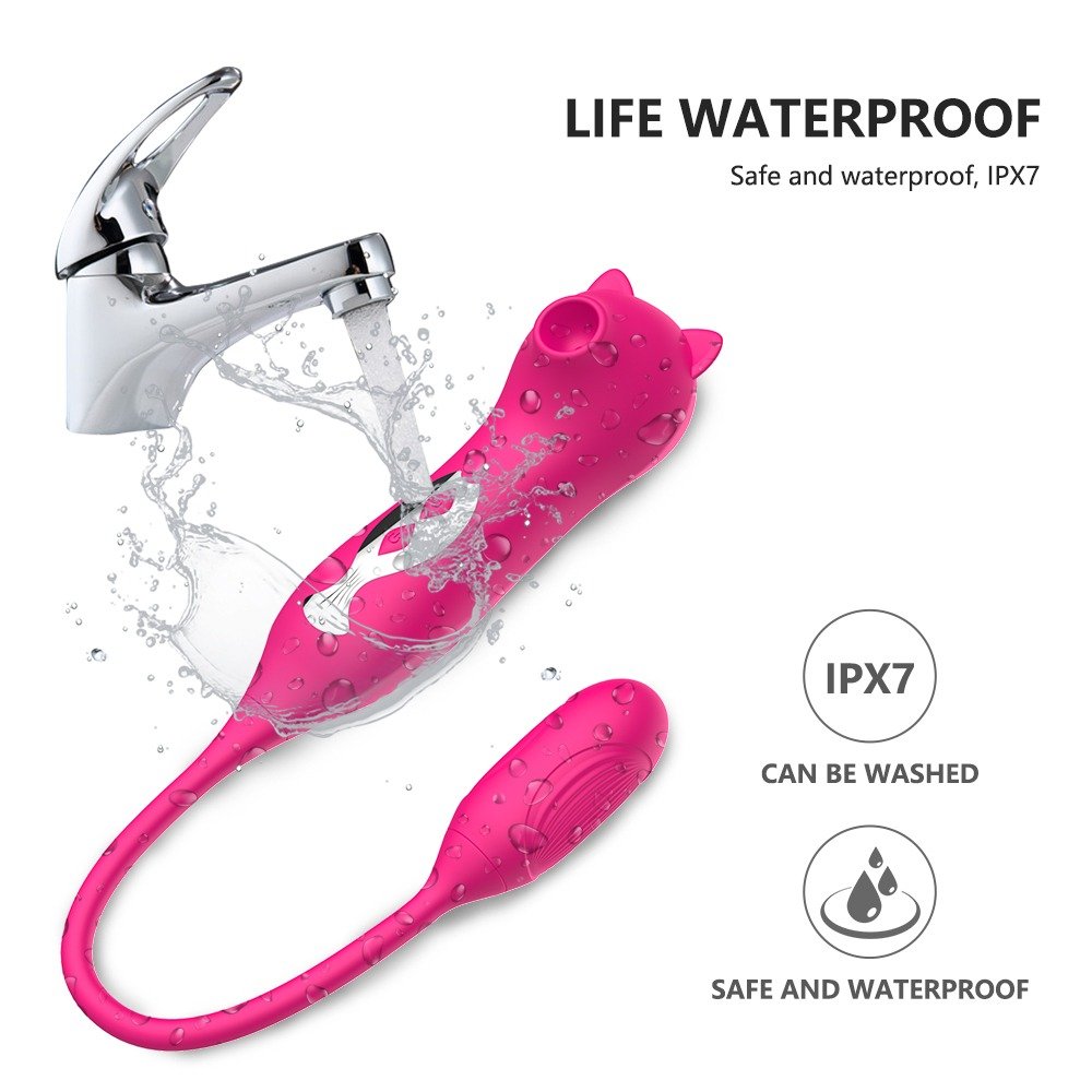 Hot Long Tail Sucking Vibrators for Women Nipple Clitoris Sucker Vaginal Ball Dildos Anal Plug Dual Motors Sex Toy for women