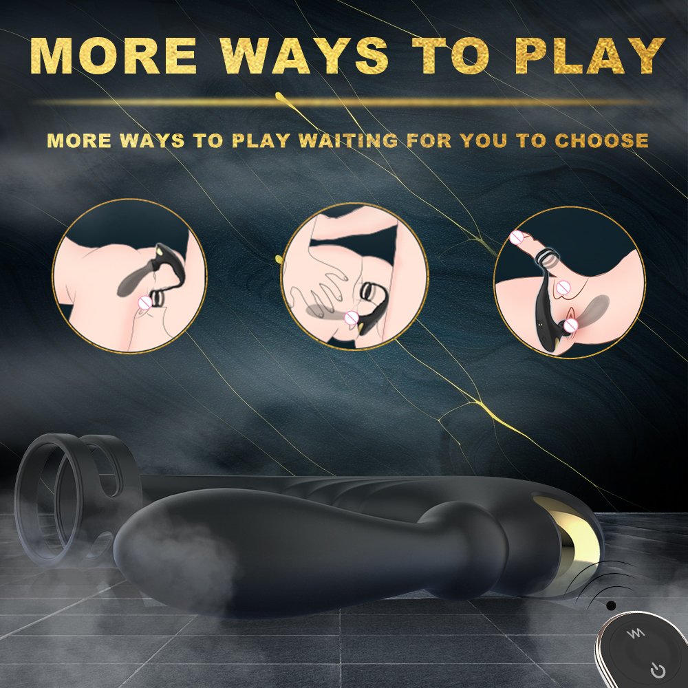 Wireless Remote Control Prostata Massage Vibrating Silicone Butt Plug Heating Anal Vibrator Sex Toys For Male Prostate Massager