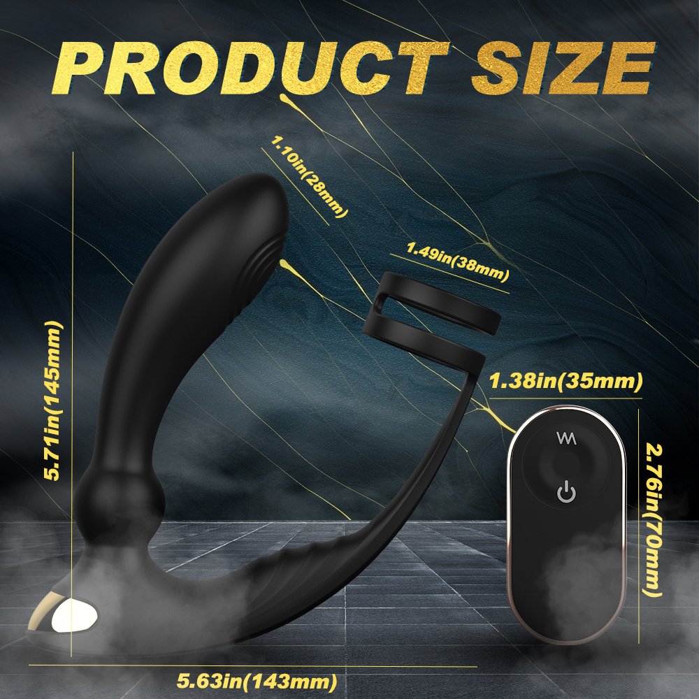 Wireless Remote Control Prostata Massage Vibrating Silicone Butt Plug Heating Anal Vibrator Sex Toys For Male Prostate Massager