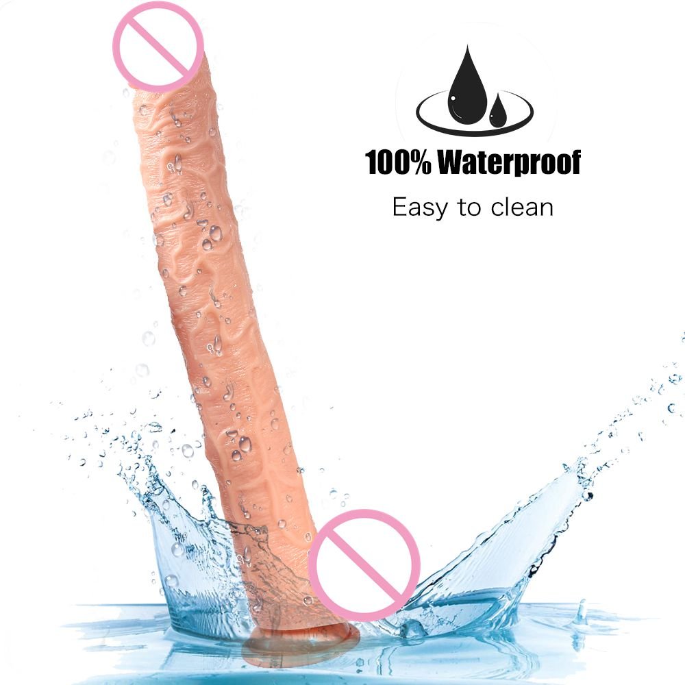 Dildo with Balls and Suction Cup 43cm Super Long Sex Toys Waterproof Dildo Women Masturbation Vagina Anal Sex