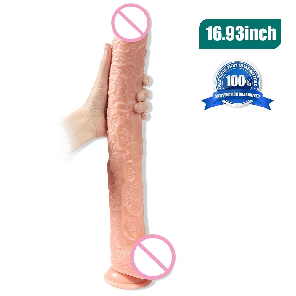 Dildo with Balls and Suction Cup 43cm Super Long Sex Toys Waterproof Dildo Women Masturbation Vagina Anal Sex