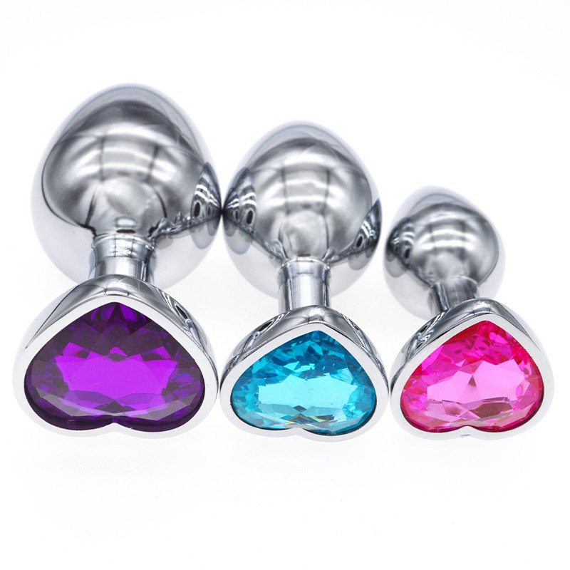 Multi Colors Jewelry metal jewelled anal butt plugs for beginners sm sex games Anal Plug Ass Sax Toys For Women Men Couple