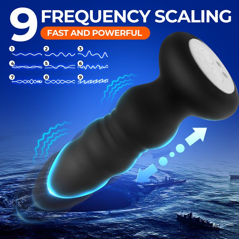 Silicone strong suction cup wireless control Prostate Massage Vibrator Anal Plug Vibrating Butt Plug With Remote For Men Women
