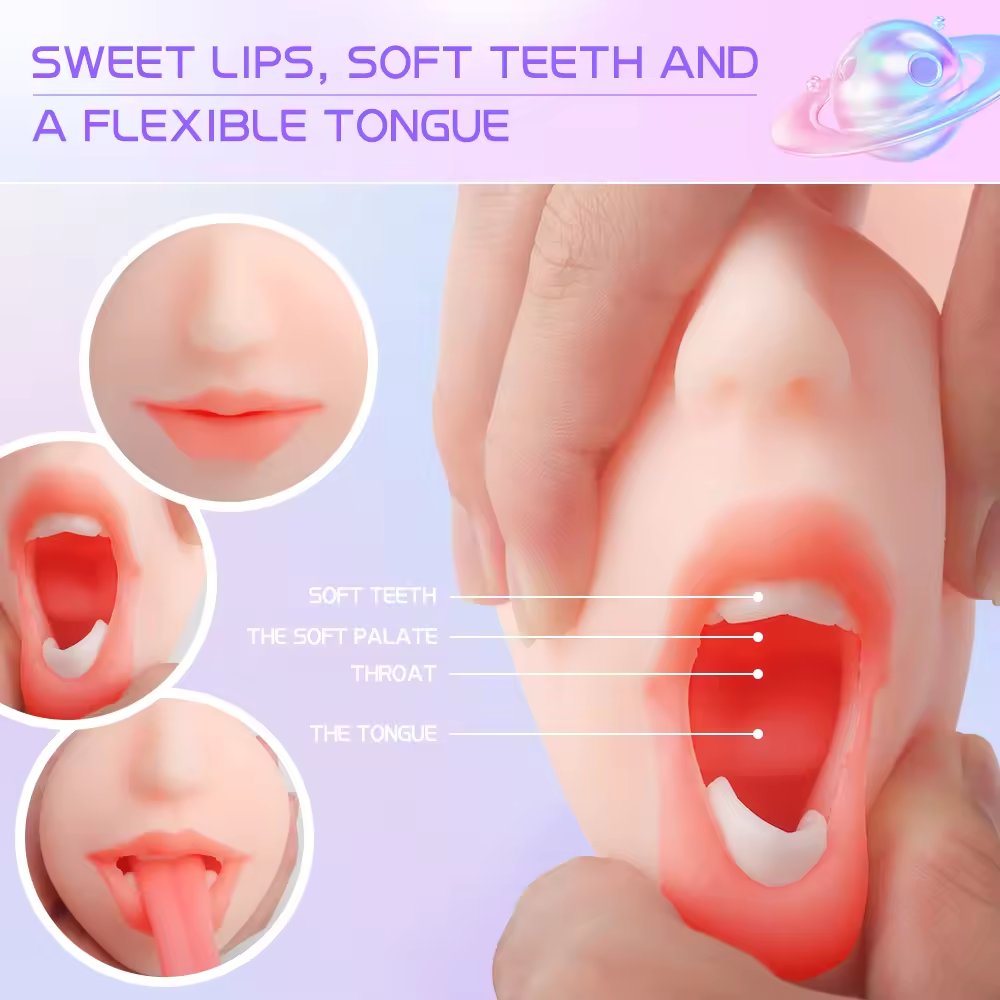 High Quality Hot Sale 3 in 1 Artificial Pussy Mouth Vagina Anal Realistic Pocket Pussy Deep Throat Sex Toys For Men
