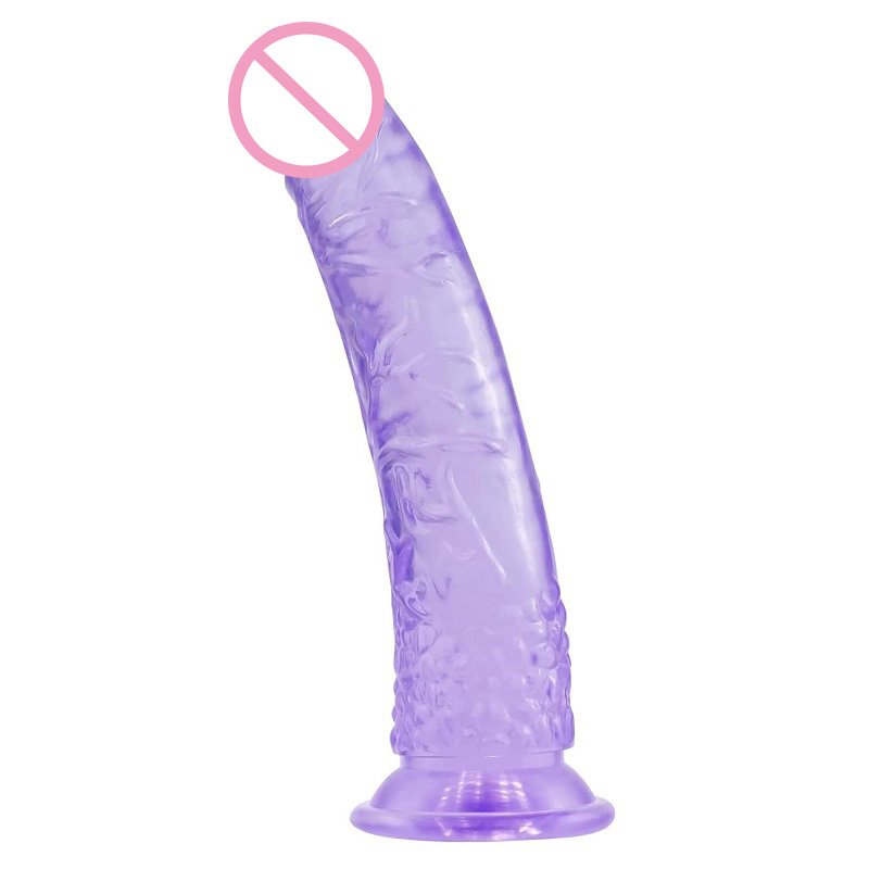 G Spot Realistic Jelly Dildo with Strong Suction Cup Flexible Penis Harness Compatible Anal Adult Sex Toys for Women