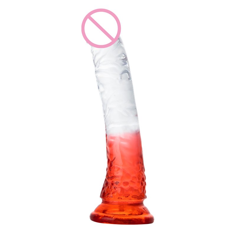 G Spot Realistic Jelly Dildo with Strong Suction Cup Flexible Penis Harness Compatible Anal Adult Sex Toys for Women