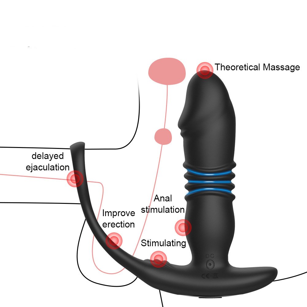 Remote APP Control Silicone Anal Plug Vibrator Butt plug Thrusting Vibrating Dildos Prostate Massager Masturbation Sex Toys