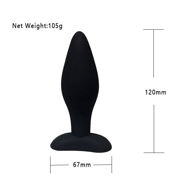 Factory sale black sex product masturbator Anal plug anal sex toys Gay Butt Plug