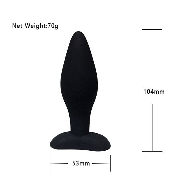 Factory sale black sex product masturbator Anal plug anal sex toys Gay Butt Plug