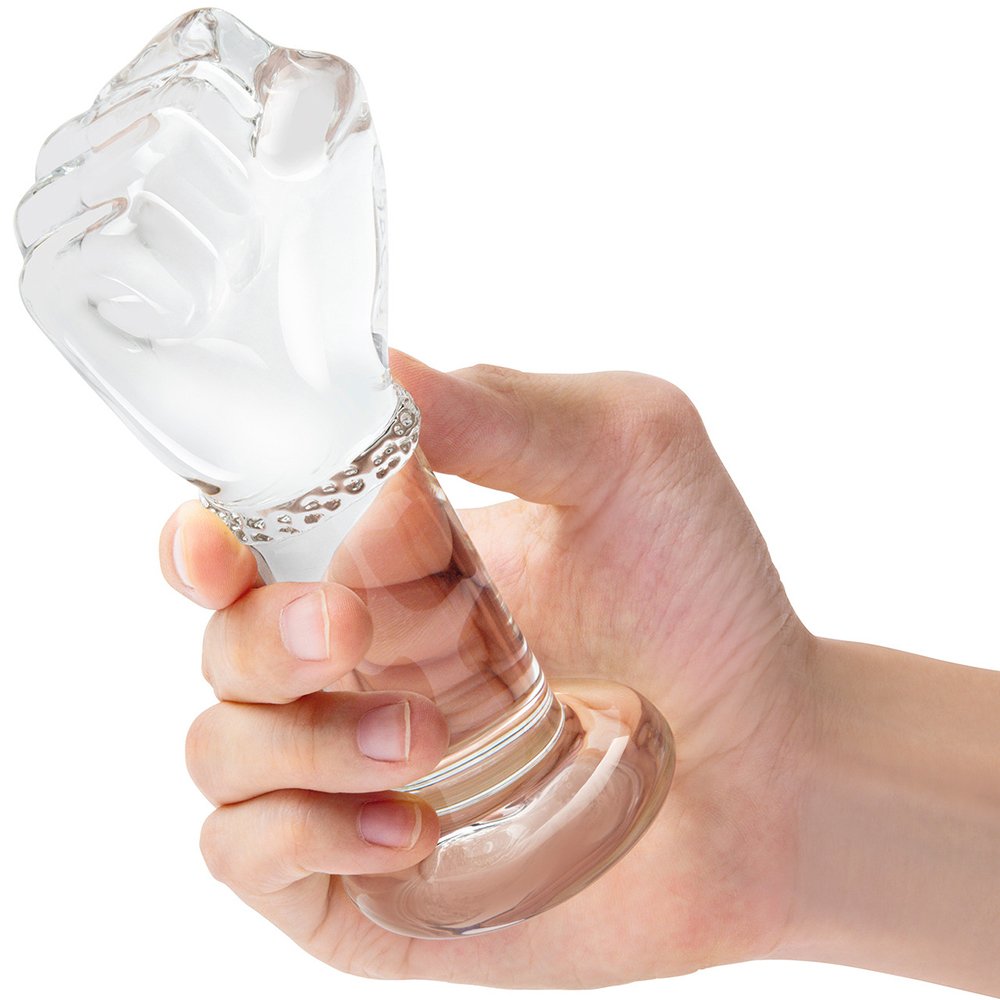 Crystal Glass Fist Butt Plug