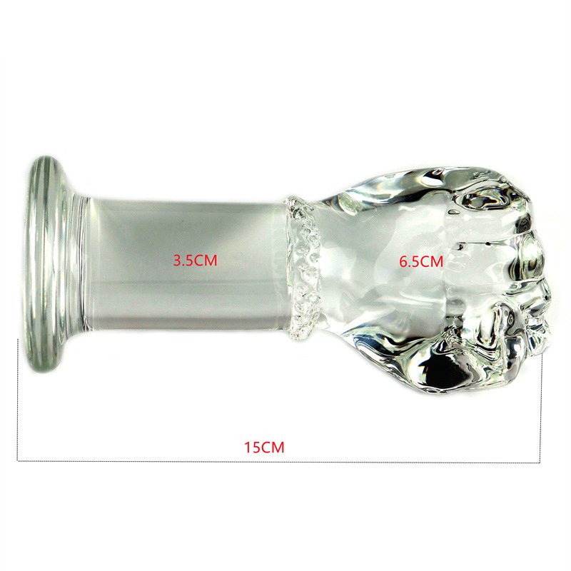 Crystal Glass Fist Butt Plug
