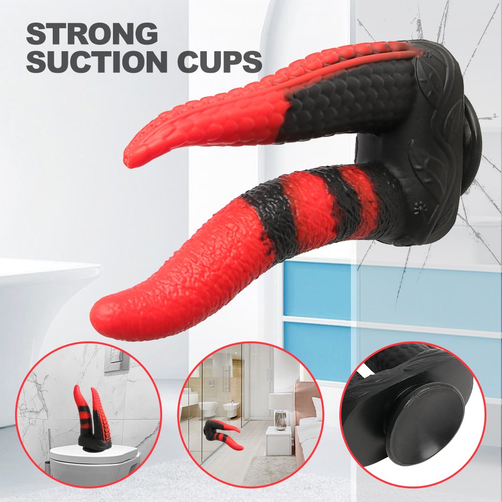 Monster Double-Ended Dildo 10.8 inch Huge Tentacle Realistic Silicone Big Anal Dildo with Suction Cup Sex Toy for Women Lesbian