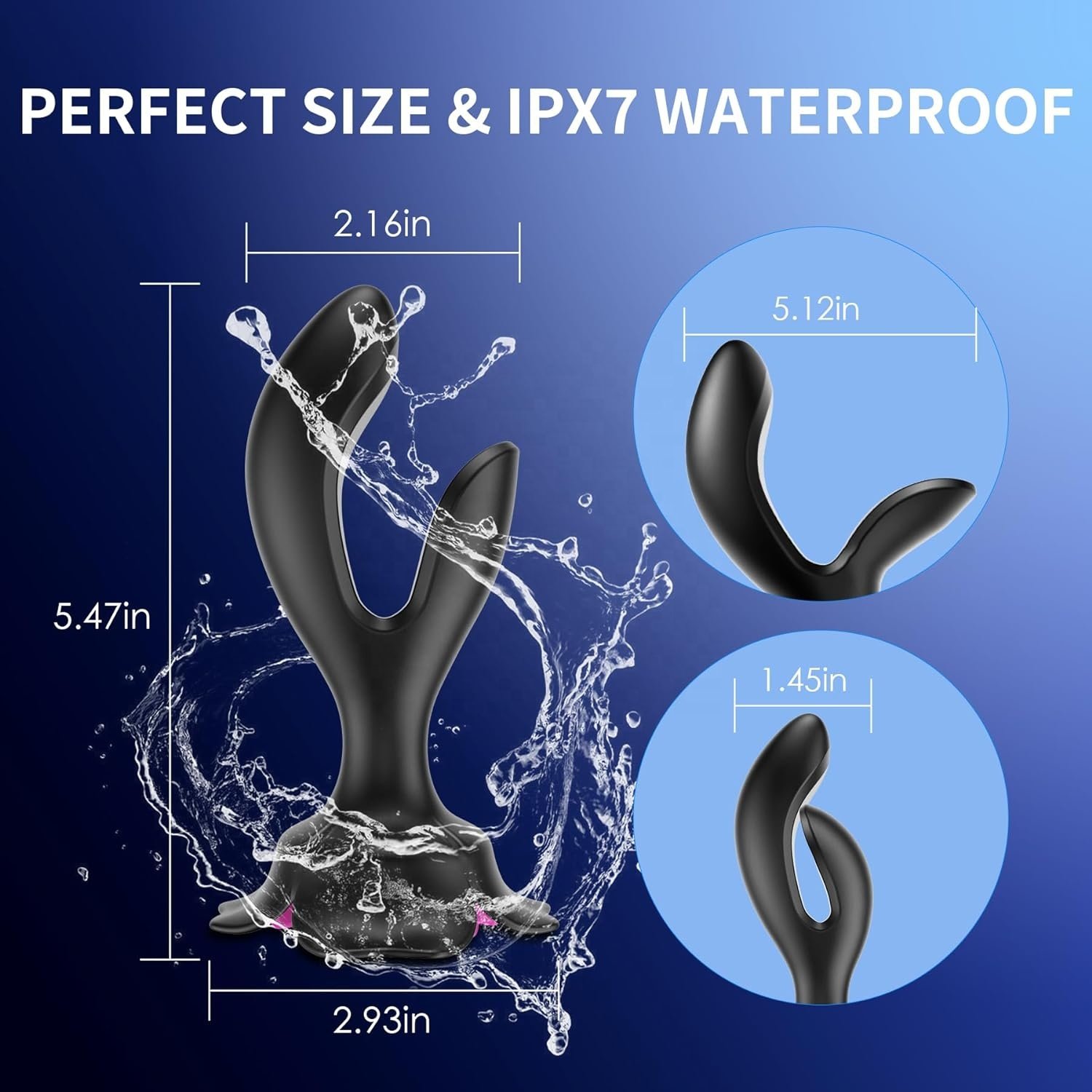 2024 Newest Rose Shape Sex Toys Waterproof 10 Vibration Modes G Spot Vibrators Anal Toys Prostate Massager Adult Toys