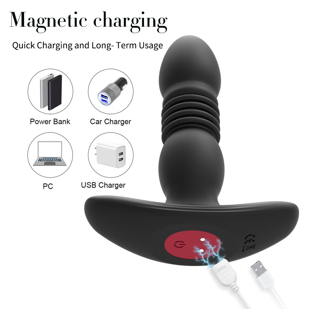 Anal Vibrator Male Prostate Massager Wireless Remote Control Butt Plug Vibrator Dildo Vibrator Anal Sex Toys For Men