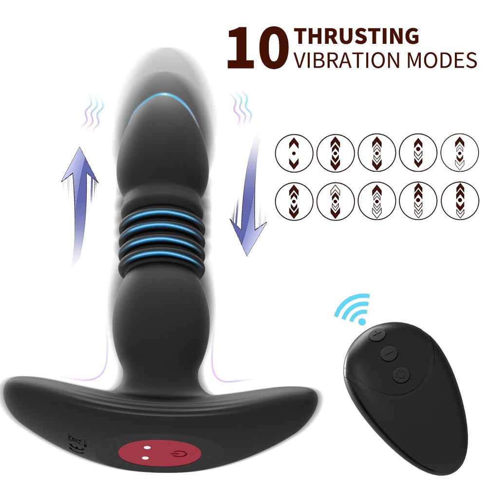 Anal Vibrator Male Prostate Massager Wireless Remote Control Butt Plug Vibrator Dildo Vibrator Anal Sex Toys For Men