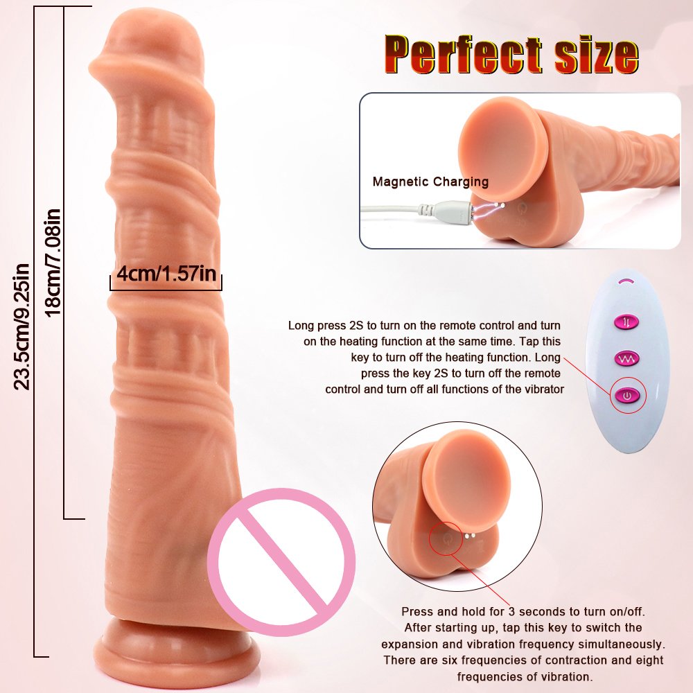 Remote Control Thrusting Dildo Realistic Silicone Monster Dildo Vibrator For Women G Spot Masturbation for men Anal sex toys