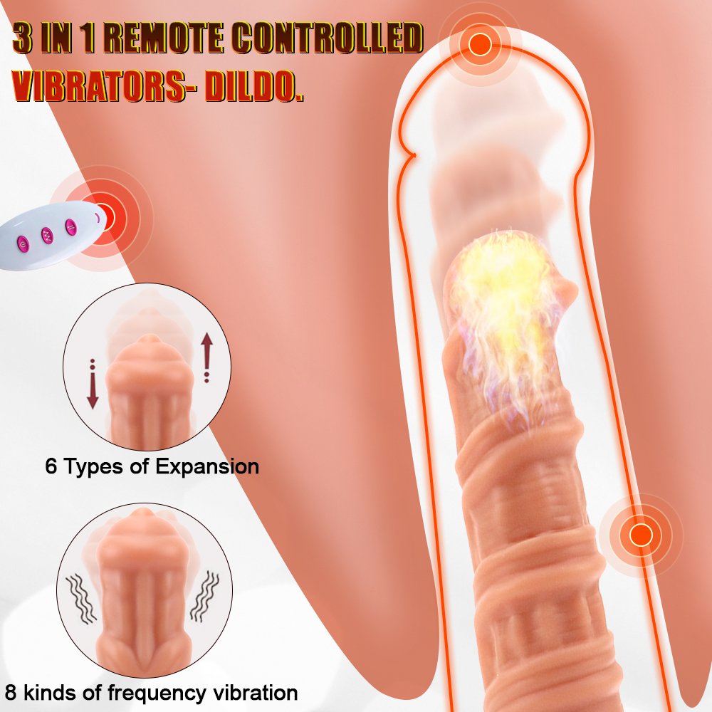 Remote Control Thrusting Dildo Realistic Silicone Monster Dildo Vibrator For Women G Spot Masturbation for men Anal sex toys