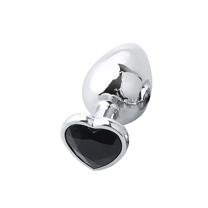 3 Sizes Available Black Stainless Steel Alloy Safe Smooth Durable Natural Female Sex Toys Anal Plug XXL