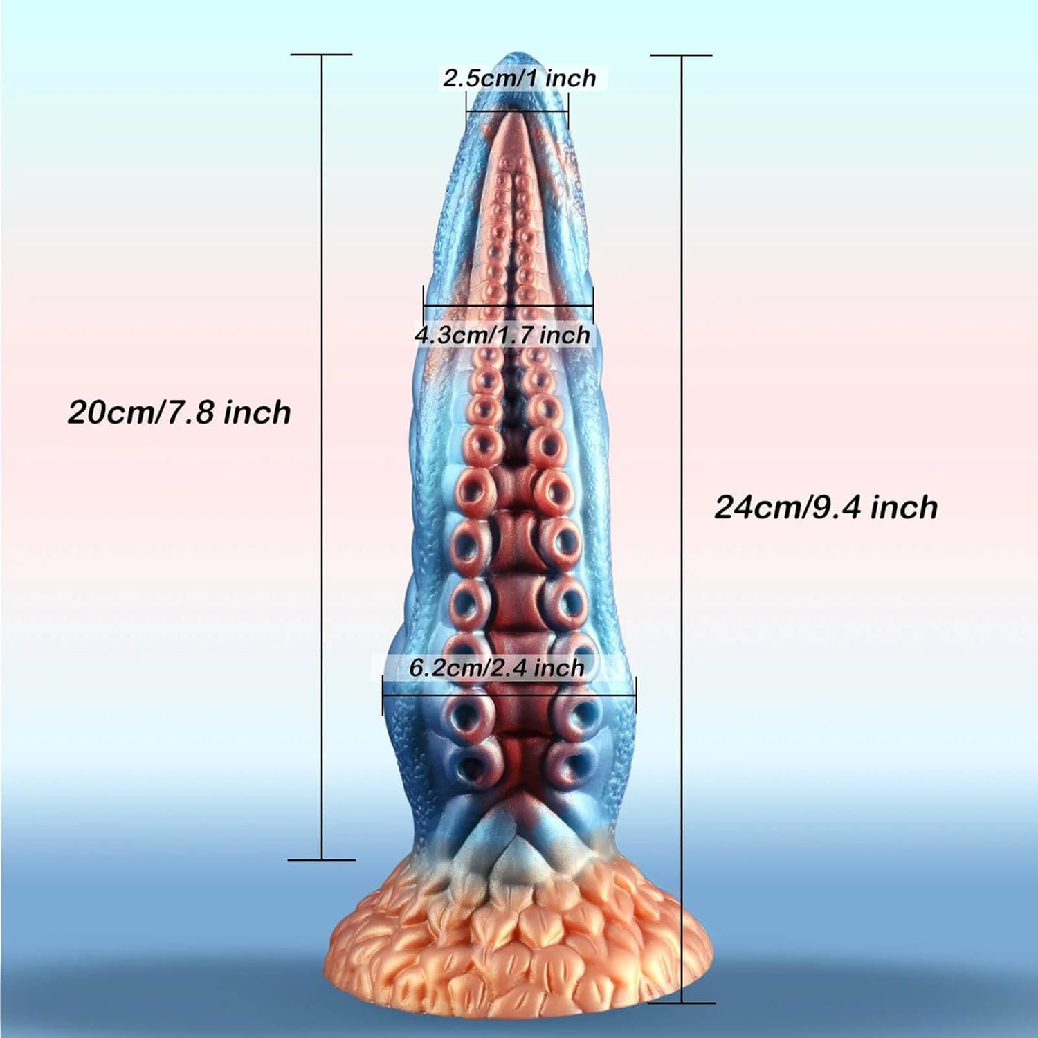 Realistic Dildo Tentacle Dildo with Strong Suction Cup Anal Sex Toys G-Spot Stimulation for Men Women Couple Gay