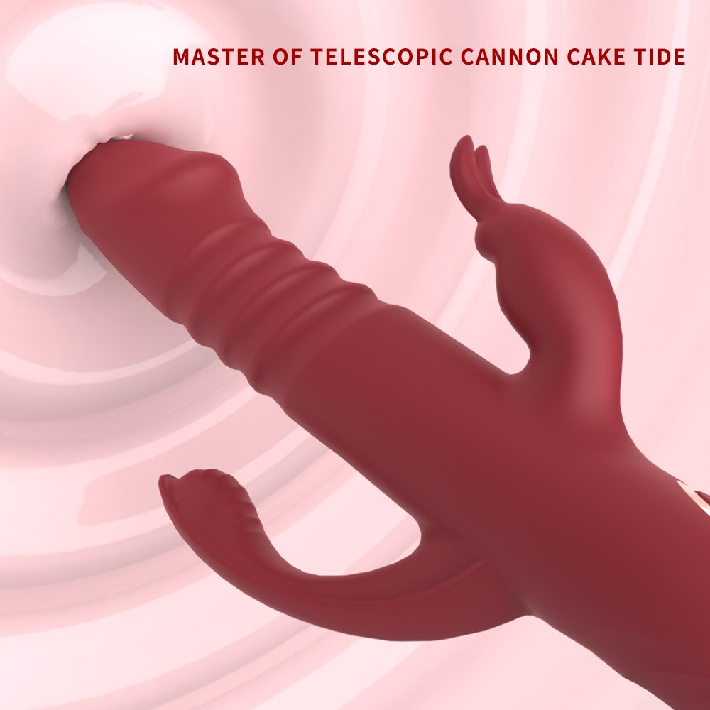 3 In 1 Dildo Vibrator Tongue Licking Rabbit Patting G Spot Clit Vagina Stimulator Anal Plug Adult Sex Toys For Women Masturbator