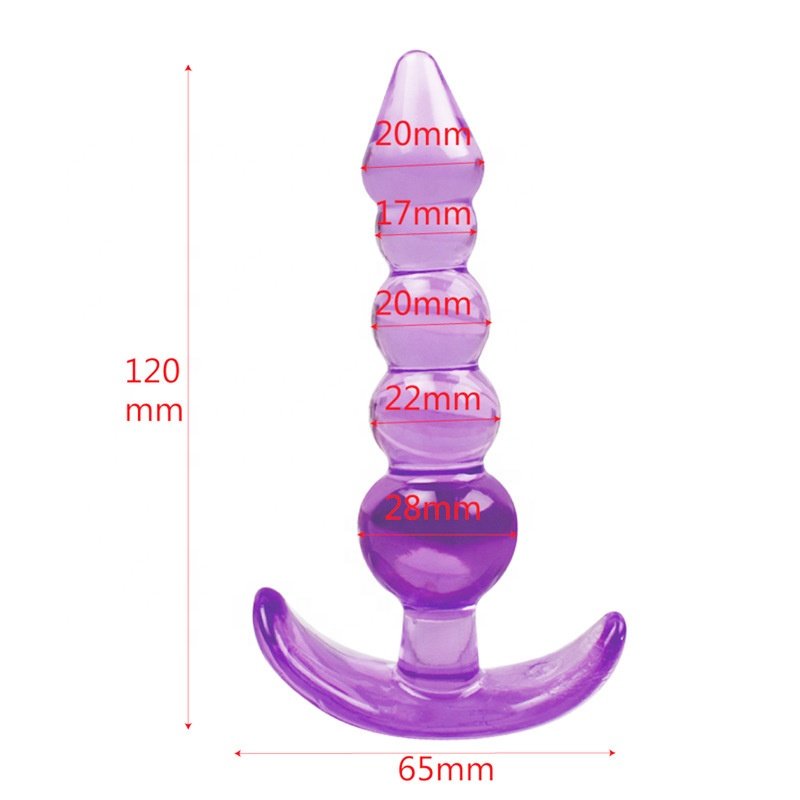 Netphi Soft Anal Plug Flexible Silicone Butt Dildo for Women