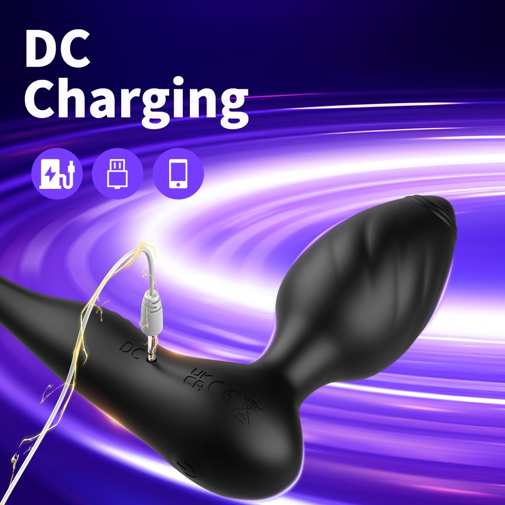 Liquid Silicone 3 in 1 App Remote Controlled Anal Butt Plug Vibrator Vibrating Cock Ring Prostate Massager Sex Toys For Men