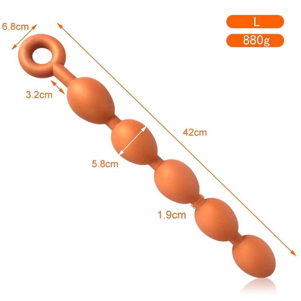 Sex toys for men and women extra long anal plug anal expansion masturbator extra long anal expansion beads