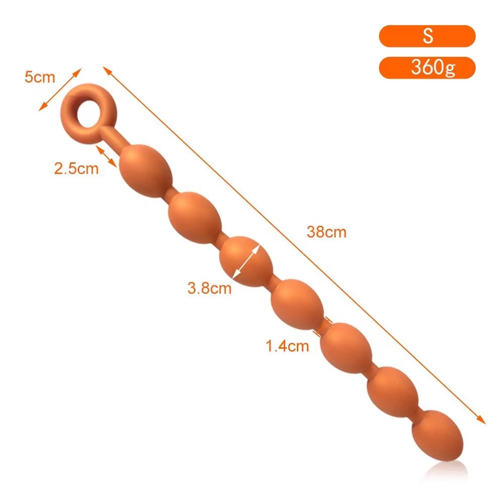 Sex toys for men and women extra long anal plug anal expansion masturbator extra long anal expansion beads